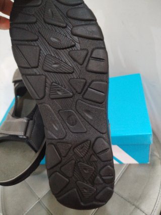 Sandali uomo n.44 strappo grigio