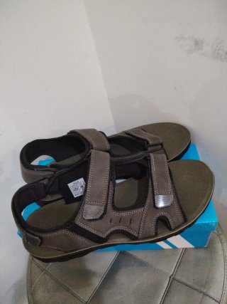 Sandali uomo n.44 strappo grigio