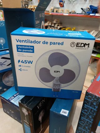 Ventilador de pared EDM 45W 40cm