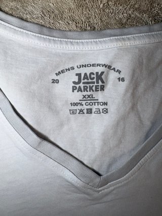 Camiseta Jack Parker Blanca Talla XXL