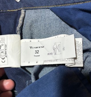 Pantalón Tejano Dainese Talla 32