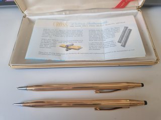 Pack Bolígrafo y Portaminas Cross Oro