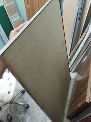 Tablero mesa de taller de acero inox