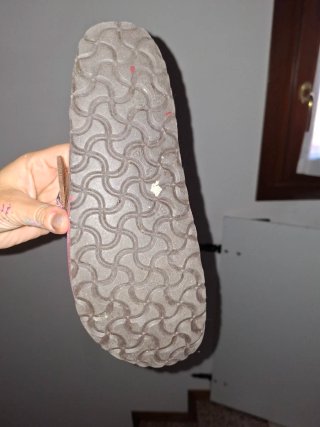 Birkenstock Boston custom Tg 38 Rosa Paint Splatte