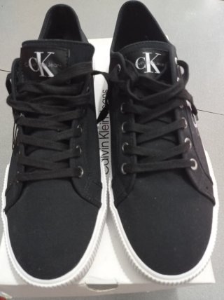 Zapatillas Calvin Klein Unisex Negras Blancas Nuev