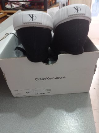 Zapatillas Calvin Klein Unisex Negras Blancas Nuev
