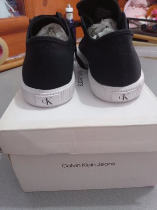 Zapatillas Calvin Klein Unisex Negras Blancas Nuev