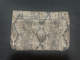 Bolso SFERA estampado serpiente (usado 1 vez)