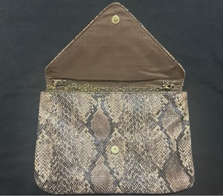 Bolso SFERA estampado serpiente (usado 1 vez)