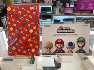 Caratula +Manual New Super Mario Bros Wii Nintendo