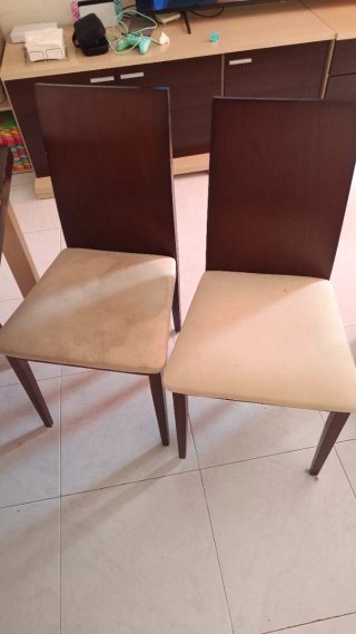 Mesa y 4 Sillas Comedor Madera