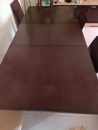 Mesa y 4 Sillas Comedor Madera