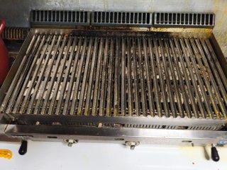 Parrilla Gas Hostelería de Briquetas Cerámicas