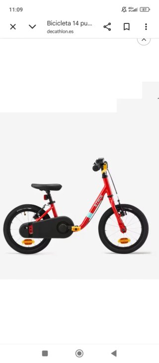 Bicicleta infantil Btwin 14 pulgadas