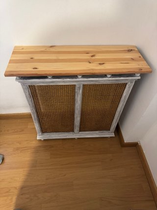 Mueble Vintage Rattan y Madera.