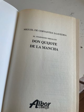 El Ingenioso Hidalgo Don Quijote de la Mancha