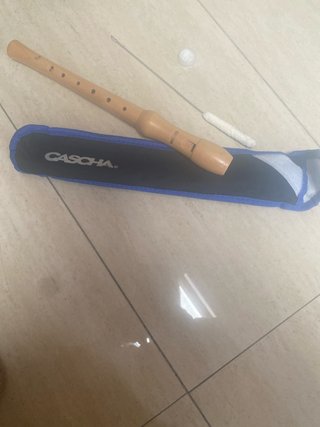 Flauta dulce Cascha con funda y limpiador