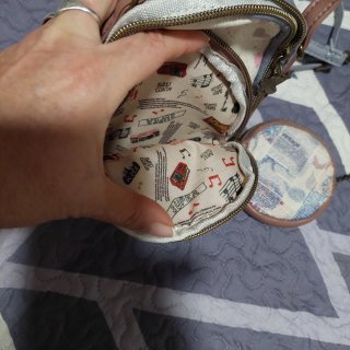 Conjunto Bolsito y monedero con dibujo
