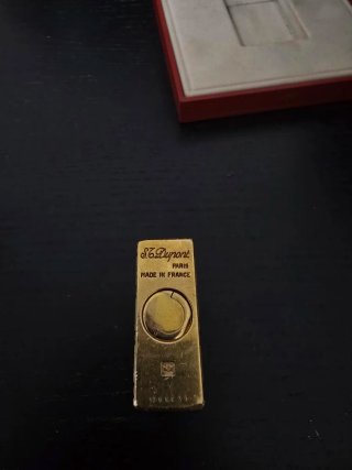 Mechero S.T. Dupont Paris Dorado