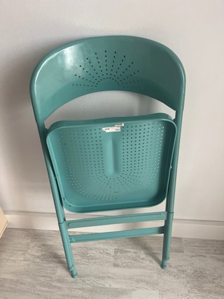 Silla Frode Ikea color azul