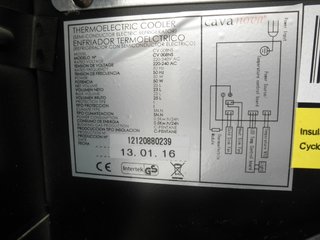 Enfriador Eléctrico Botellas Vino