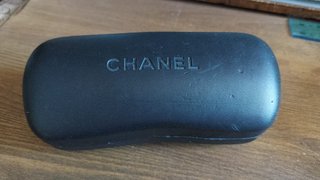 Occhiali da sole vintage Chanel marrone/oro