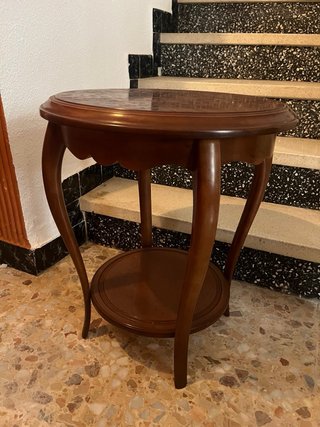 Mesa auxiliar vintage de madera