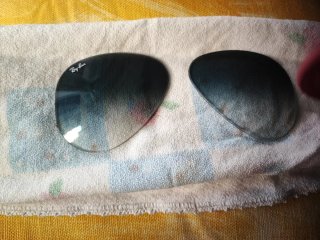 Cristales Ray-Ban Azul/Gris degrade pilotocal 58