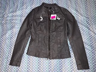 Chaqueta Biker ONLY gris nueva con etiquetas