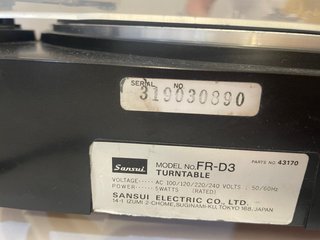 Tocadiscos Sansui