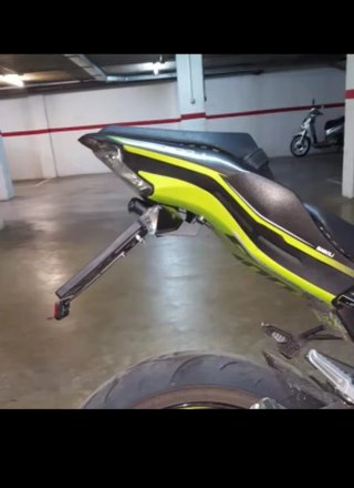 Portamatriculas corto Kawasaki Z900 2017-2026