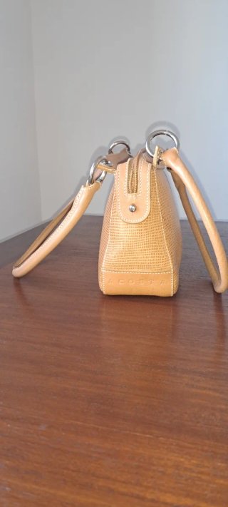 Bolso Acosta Beige Piel Texturizada