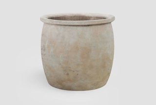 Maceta cerámica beige 55x55x51cm