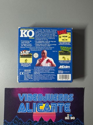 George Foreman's KO Boxing Game Boy ESP Erbe