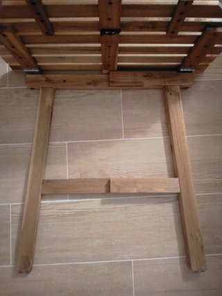 Mesa plegable ASKHOLMEN exterior madera