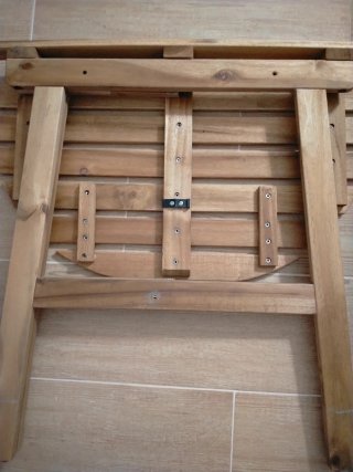 Mesa plegable ASKHOLMEN exterior madera