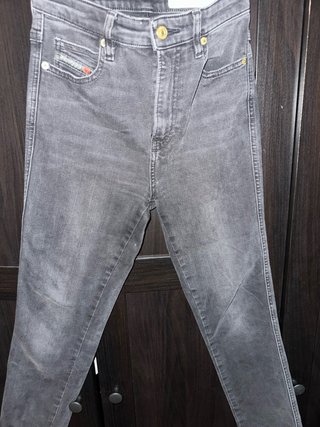 Pantalón Diesel Mujer Gris Talla 24/30