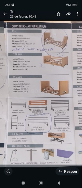 Cama Articulada Eléctrica