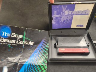 Master System Strider Sega + catalogo