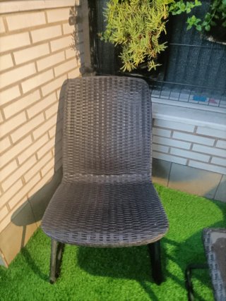 Silla exterior ratán sintético