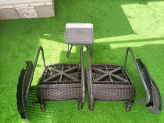 Silla exterior ratán sintético