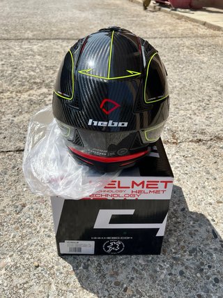 Casco Hebo Trial Zone 4 carbotech NUEVO