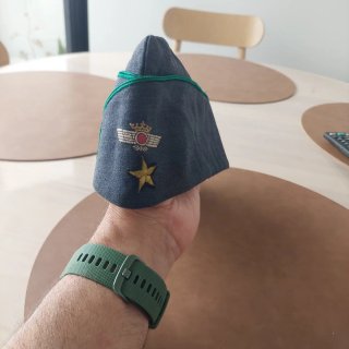 Gorra aviación Alférez con escudo y estrella