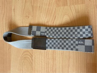Cinturón Quiksilver Cuadros Beige/Gris