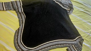 Poncho Étnico con Mangas Talla Única