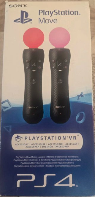 2 Mandos PlayStation Move con Caja Original