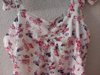 Vestido corto floral