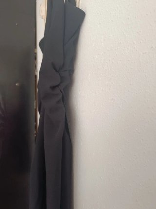 Vestido Zara Midi Combinado con Hombreras