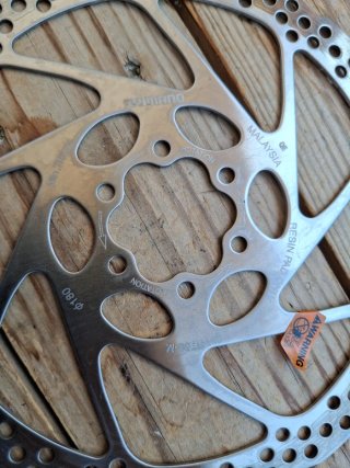 Disco Freno Shimano 180mm RT-56 + tornillos