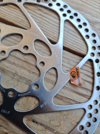 Disco Freno Shimano 180mm RT-56 + tornillos